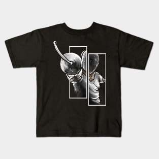 Fencer From The Front - Fencing Kids T-Shirt